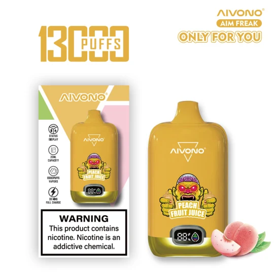 Aivono Aim Freak 13000 Peach Fruit Juice