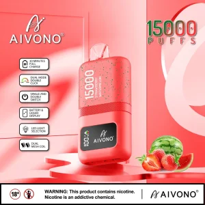 Aivono Aim Magic 15000 Puff Strawberry Watermelon Vape