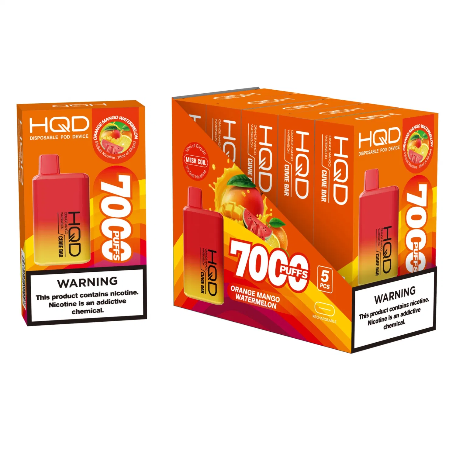 Hqd  Cuvie  Bar  6000  Package  Box