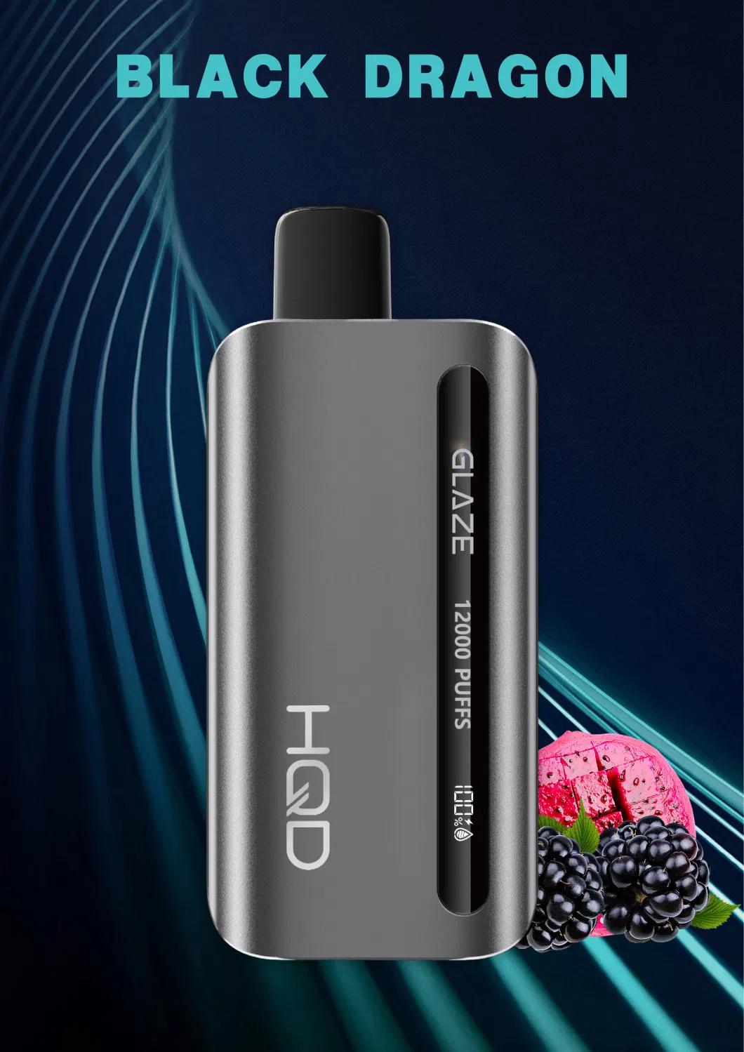 Hqd  Glaze  12000  Black  Dragon  Vape