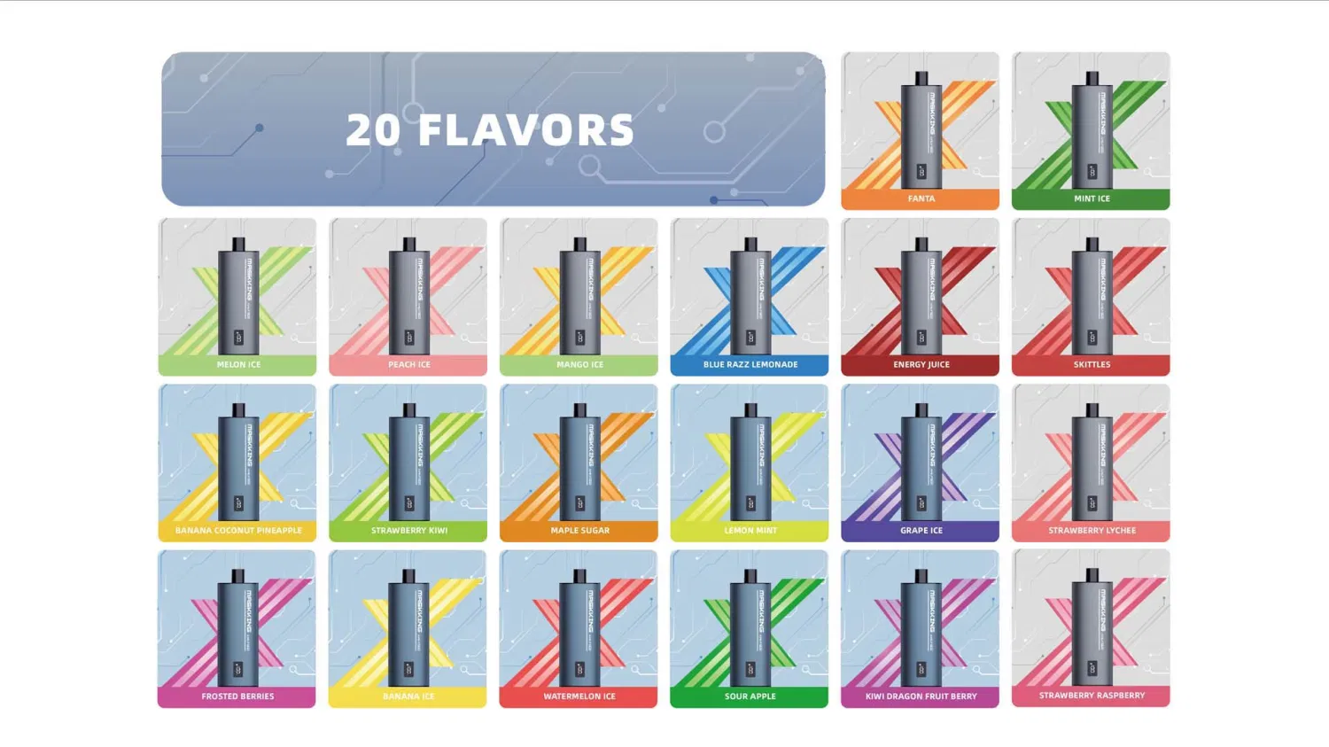 Maskking Apex Pro 10000 Flavor List