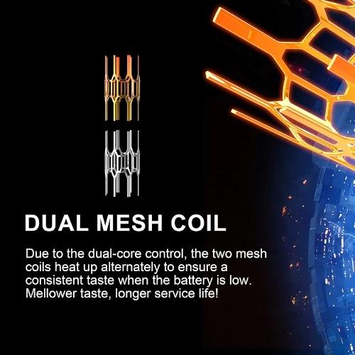 dual mesh coil