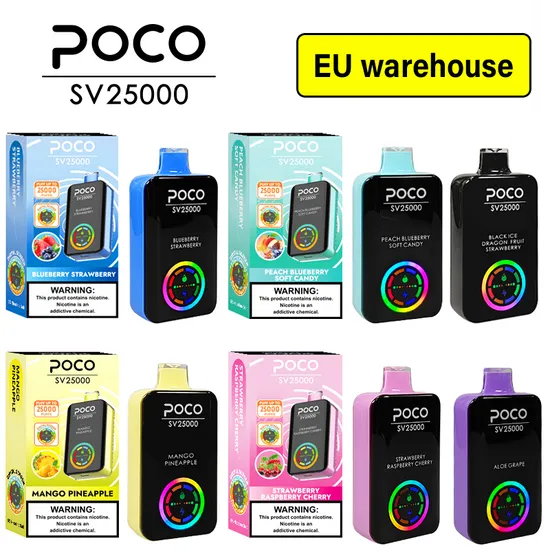 poco sv25000 25k puff bood 2500 puff vape